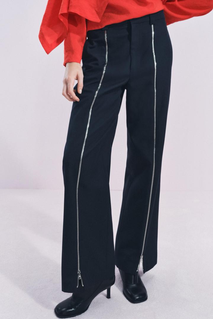 Zara Брюки с молниями