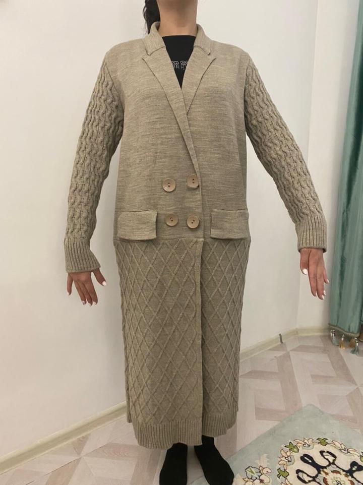 Кардиган двубортный