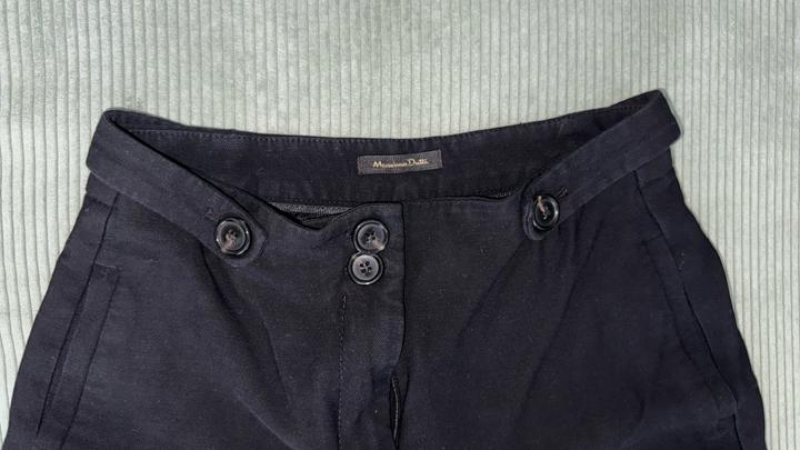 Massimo Dutti Черные брюки 7:8