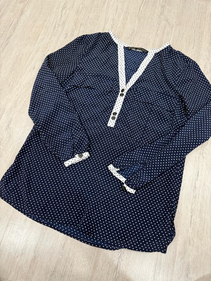Блуза Zara Basic в горошек