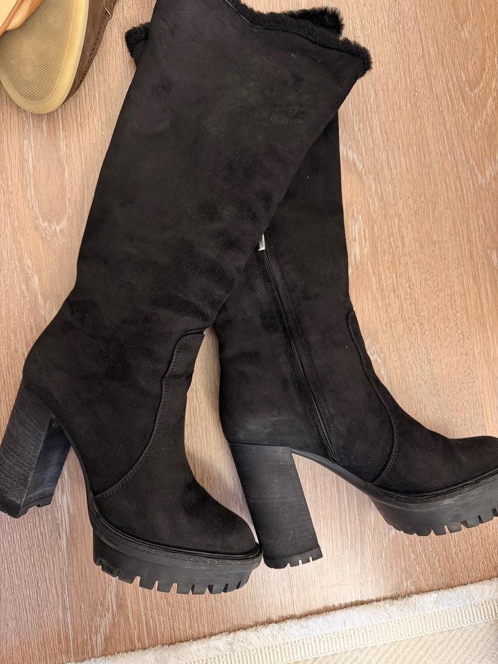 Gianvito Rossi Сапоги женские на платформе и каблуке