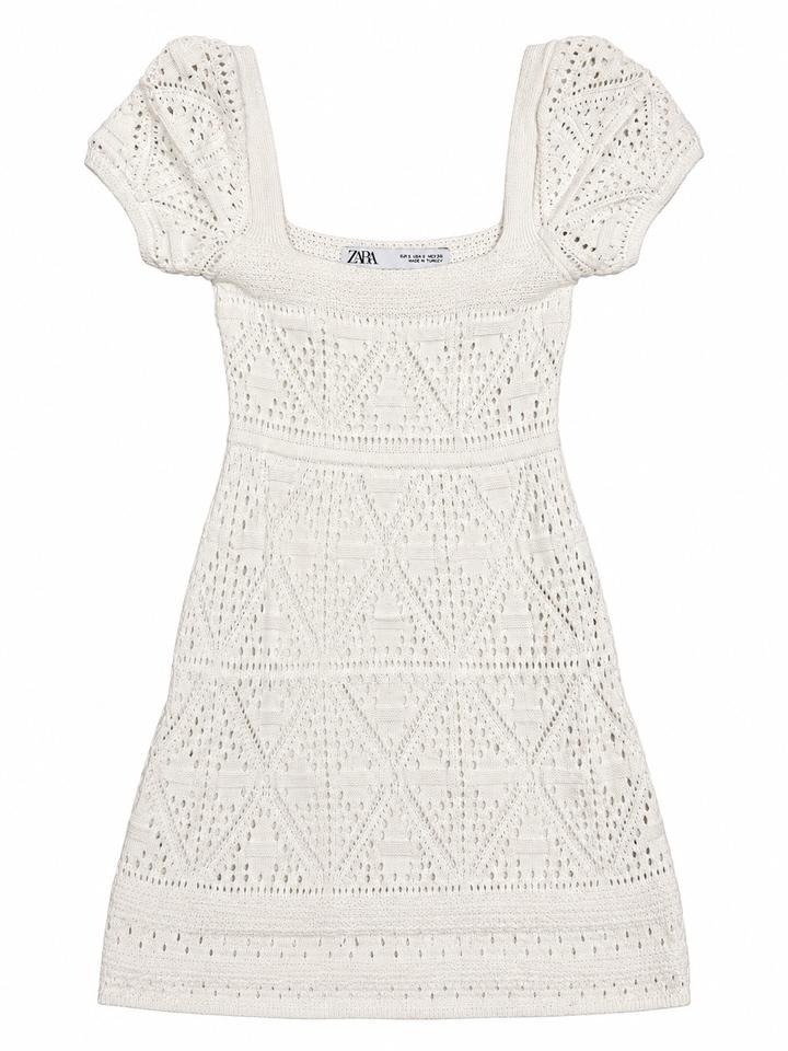 ZARA вязаное платье