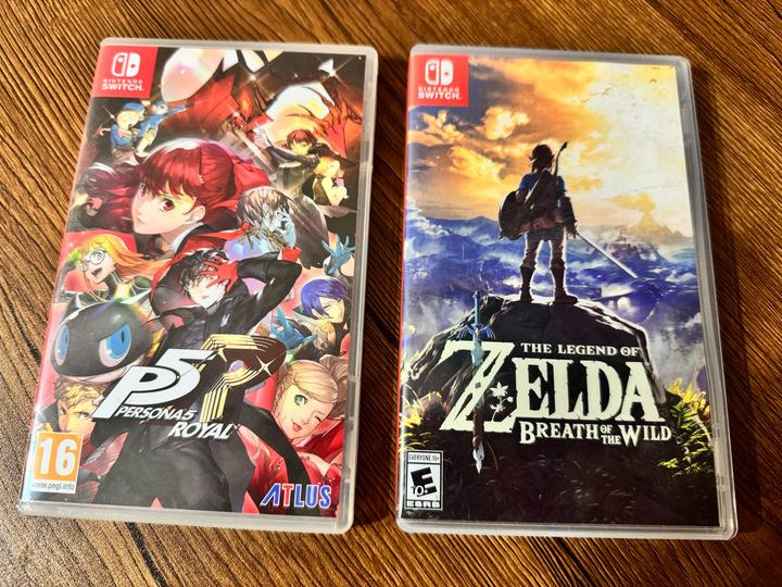 Сет из 2 культовых игр для Nintendo Switch: Zelda BOTW + Persona 5 Royal 🎮✨