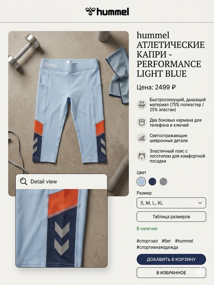 Hummel Детские атлетические шорты