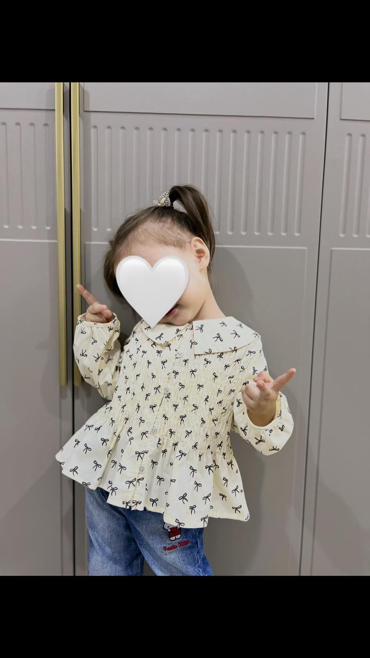 Блузка Zara с принтом банты