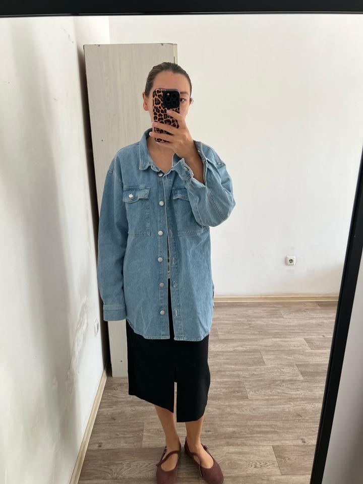 Джинсовая рубашка H&M