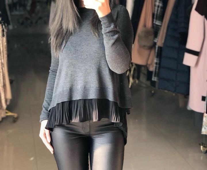Mexx Джемпер с плиссированной вставкой