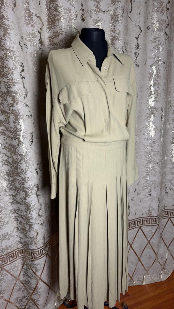 Платье миди Massimo Dutti