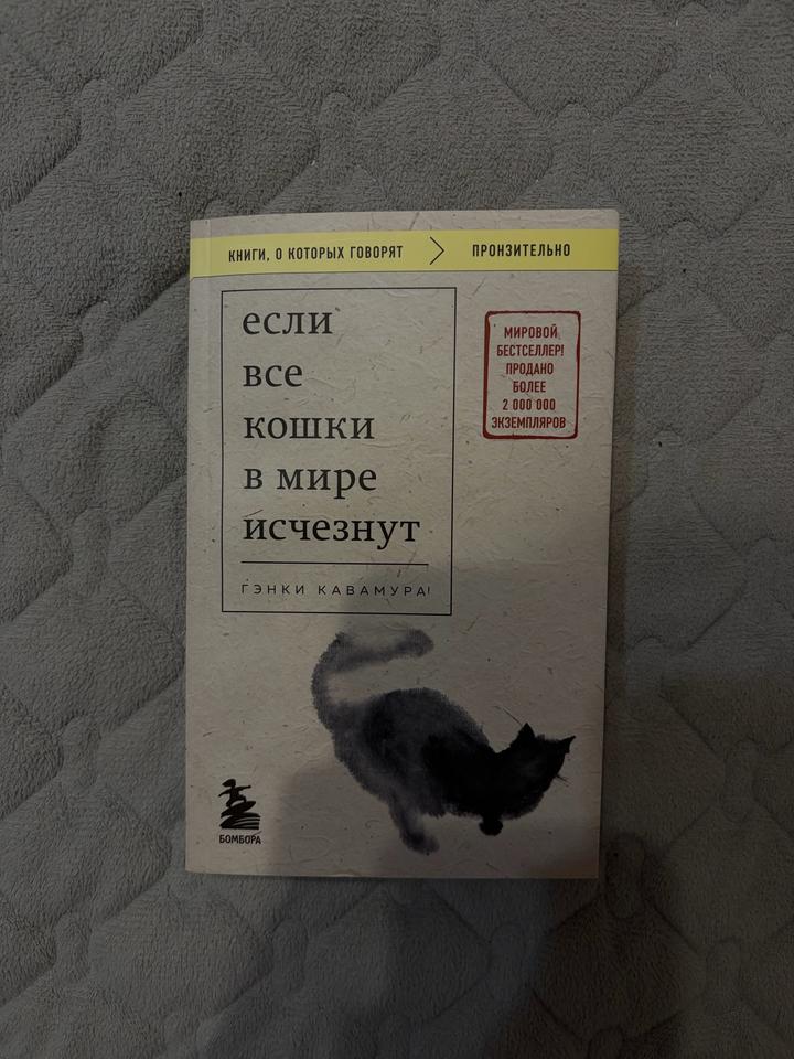 Книга если все кошки в мире исчезнут