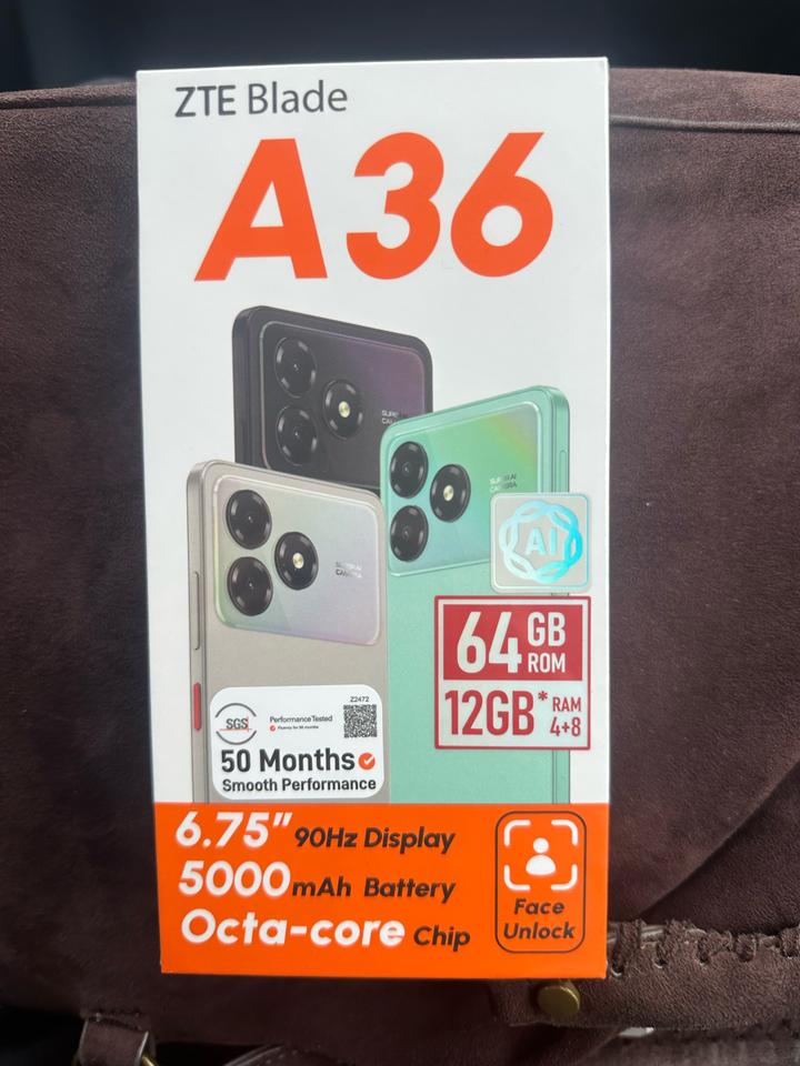 ZTE balde A36