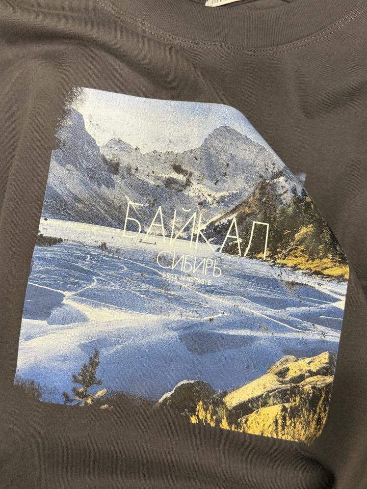 gee lay (xs, s,m,l) Футболка с принтом Байкал