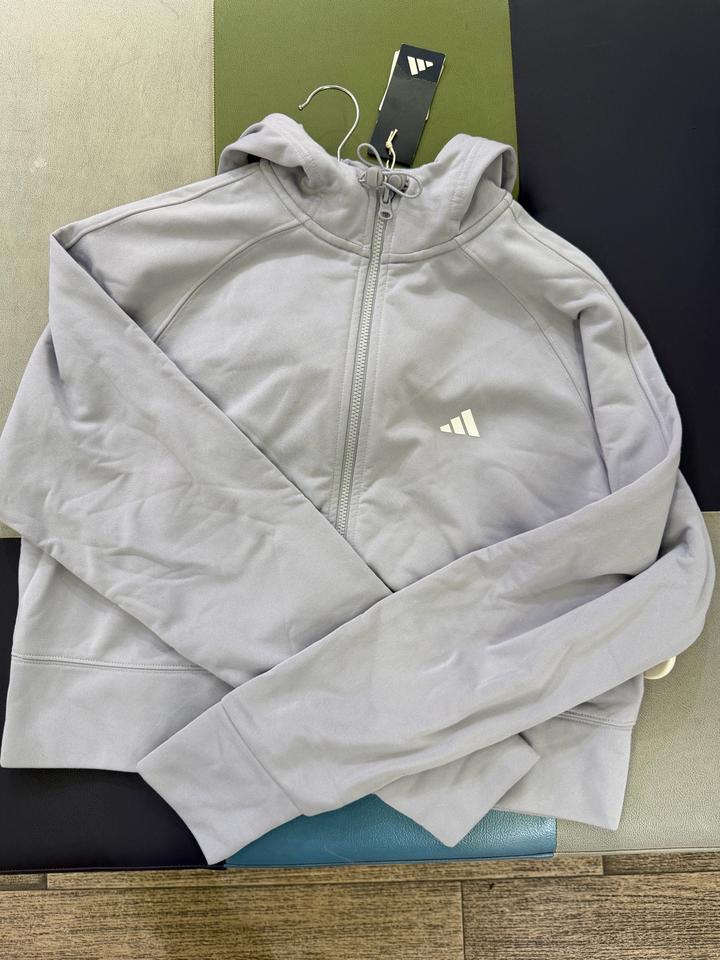 Женское худи adidas на молнии