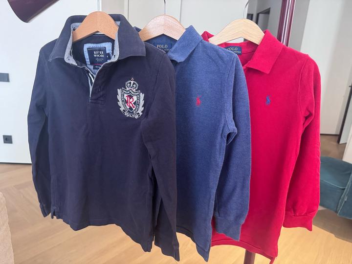Майки поло с длинными рукавами Ralph Lauren