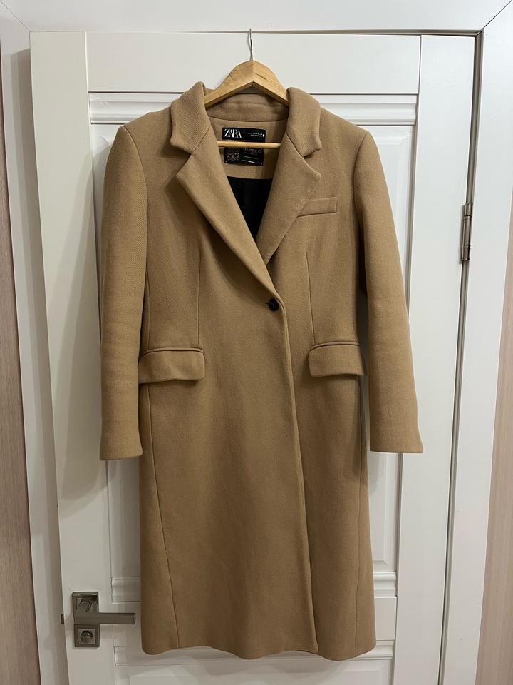 Zara Пальто шерстяное Manteco blend