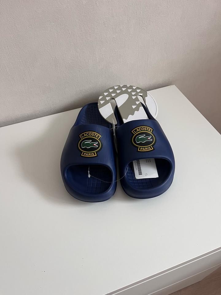 Lacoste шлепанцы