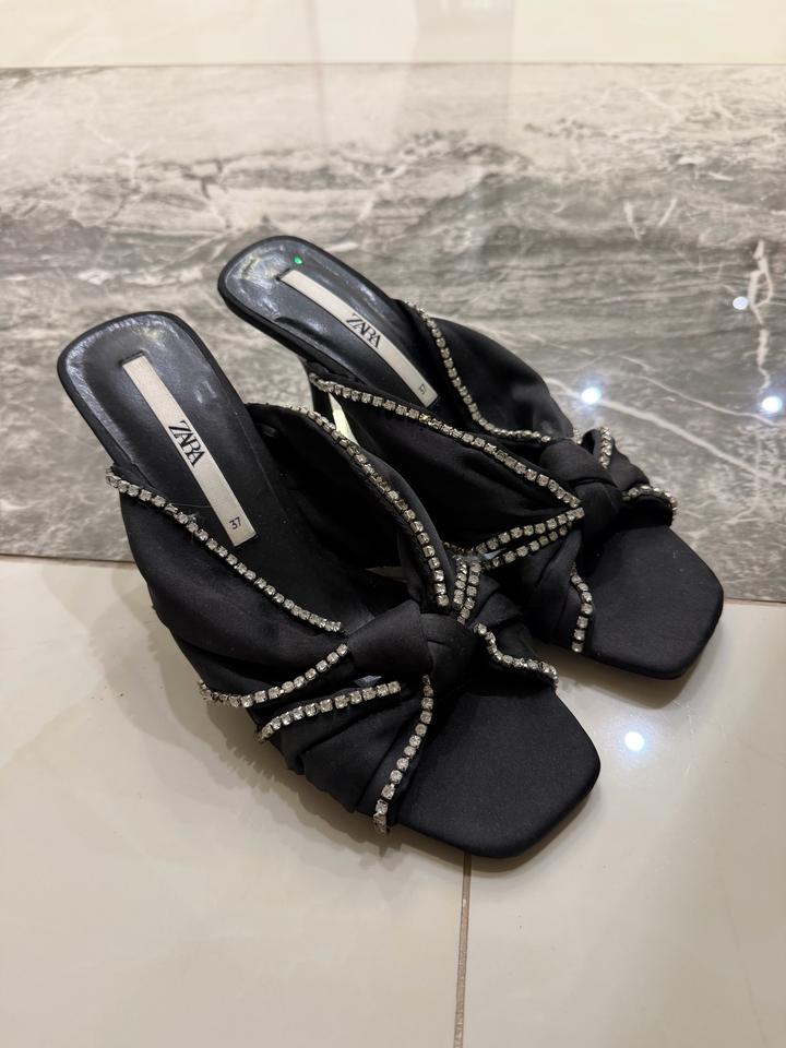 Мюли ZARA со стразами