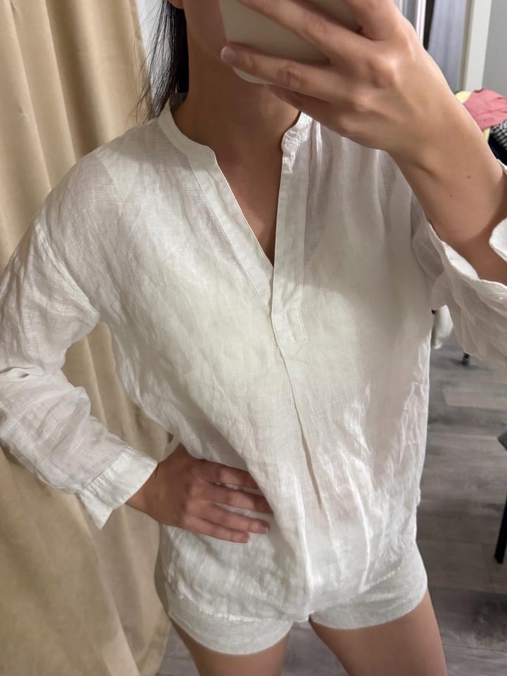 Льняная рубашка UNIQLO
