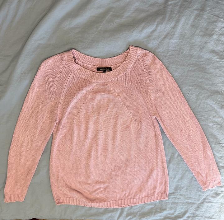 Розовый джемпер Massimo Dutti 🩷