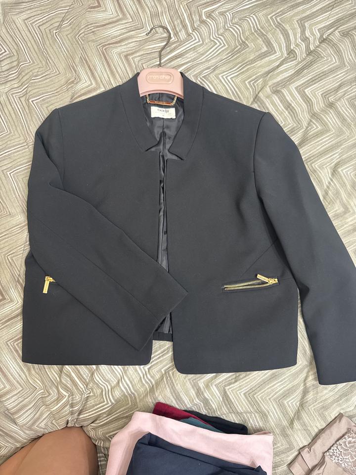 Пиджак oodji Collection 44 черный