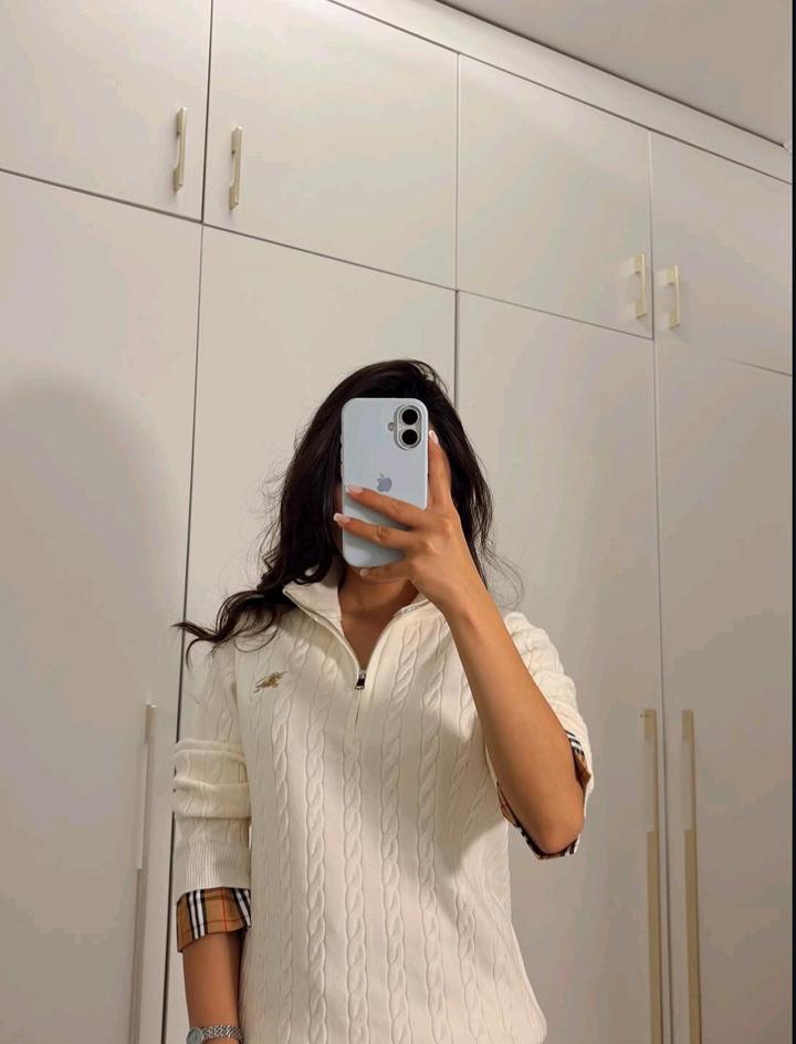Кофта полузамок  под Burberry✨️