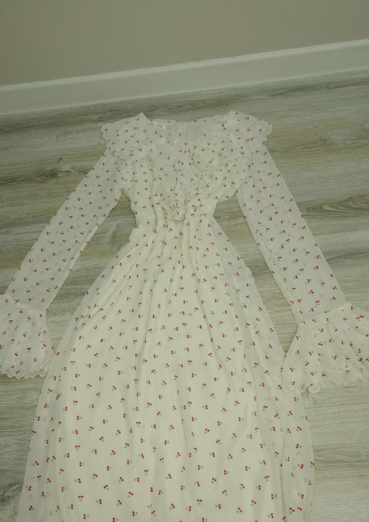 Dress AIZA Платье с принтом вишня