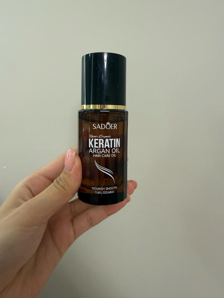 sadoer Масло для волос Keratin Argan Oil