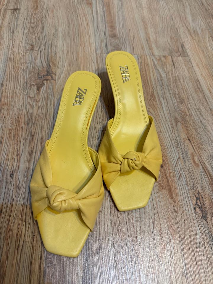 ZARA мюли с узлом