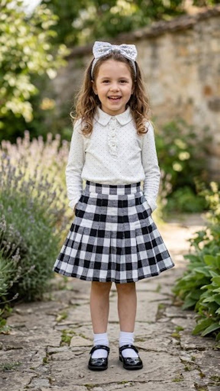 Набор блузка +2 юбки, 4-5лет