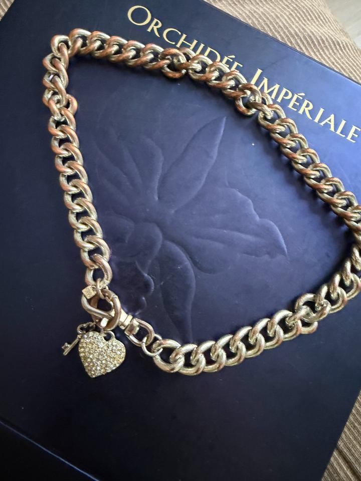 Ожерелье Nine West с подвеской сердце и ключ