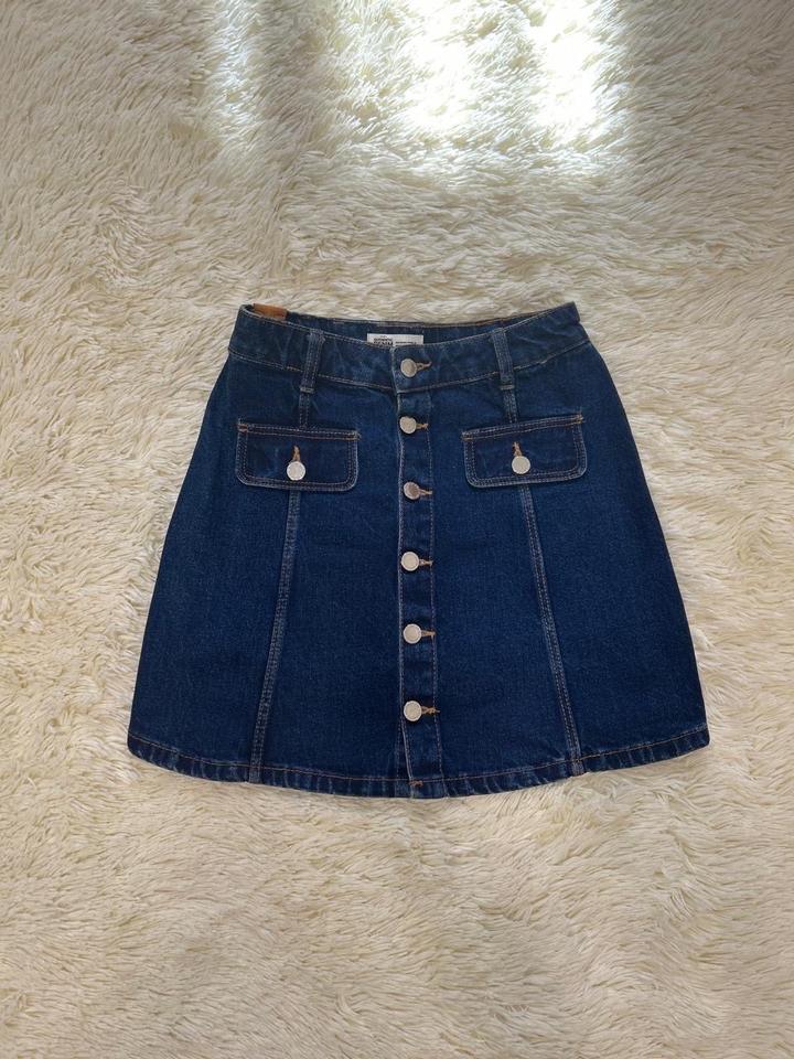 Zara Джинсовая мини юбка