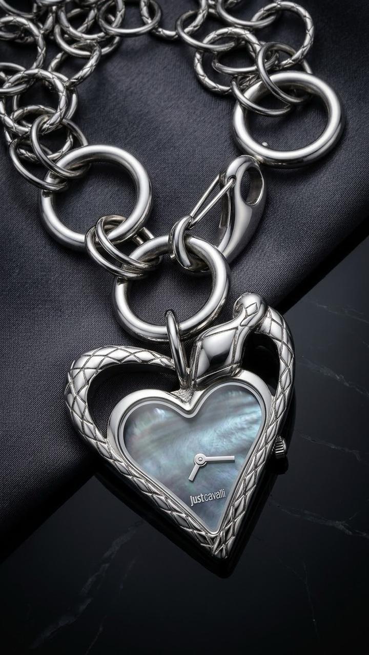 Часы- подвеска Just Cavalli Snake Heart