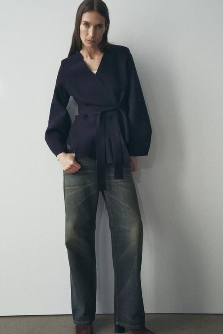 Кардиган ZARA с запахом и завязками