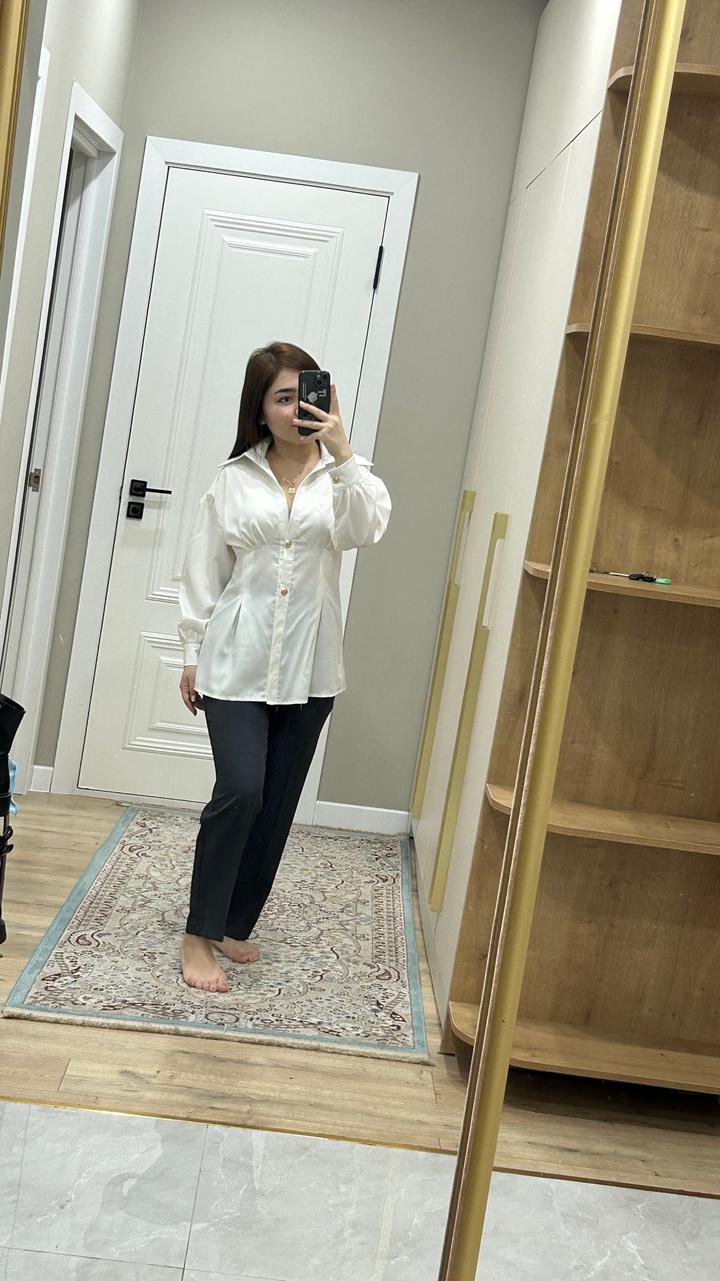 Fashion Блузка с имитацией корсета