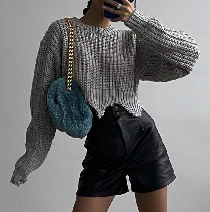 Рванный кроп Zara