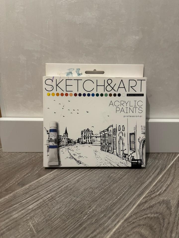 Набор акриловых красок Sketch&Art