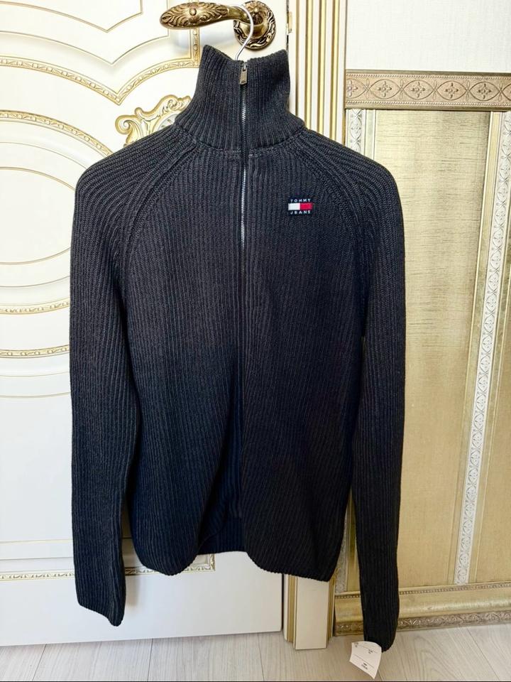 Tommy Jeans Tommy Hilfiger Jeans Серый Кардиган Новый с бирками Европа 100% хлопок