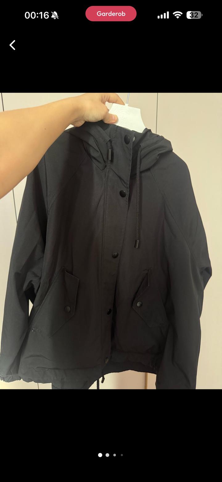 Zara Куртка с капюшоном