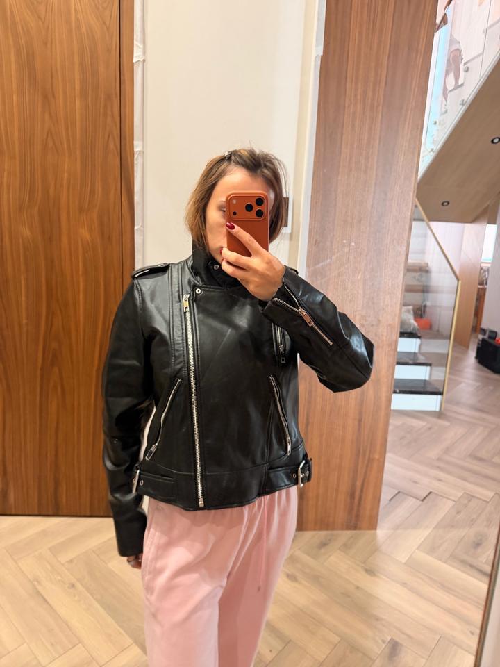 Кожаная косуха Zara