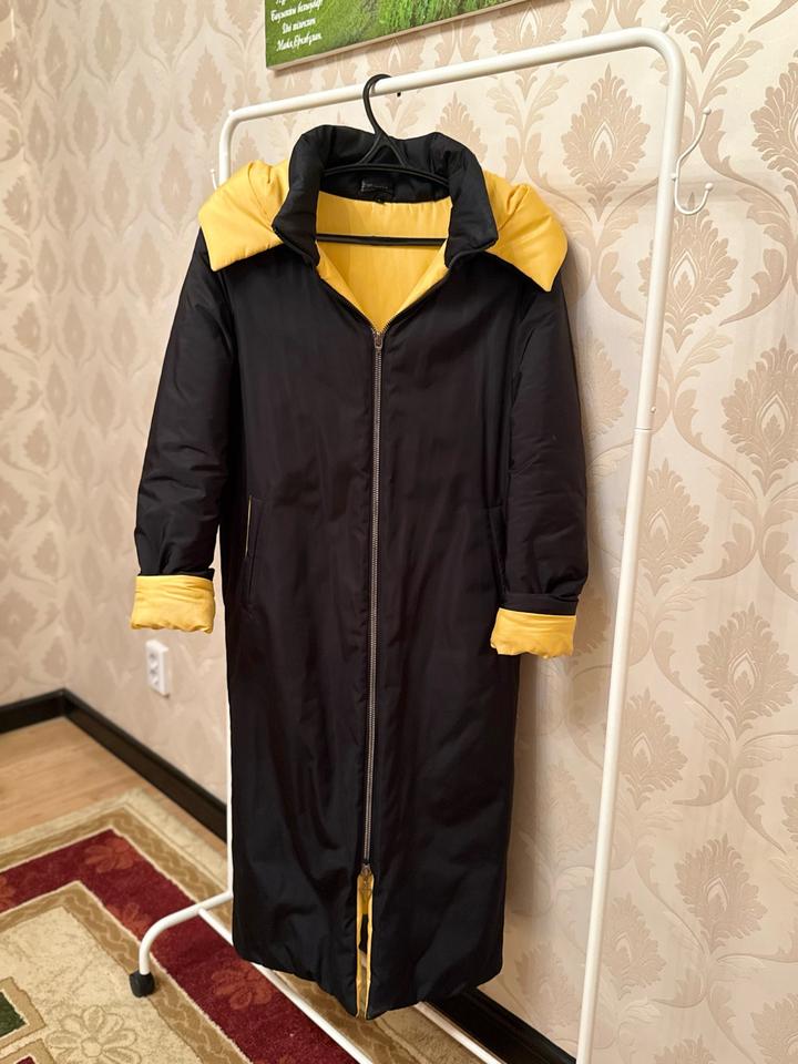 Куртка зимняя теплая с капюшоном казахстанского бренда Belkovna.