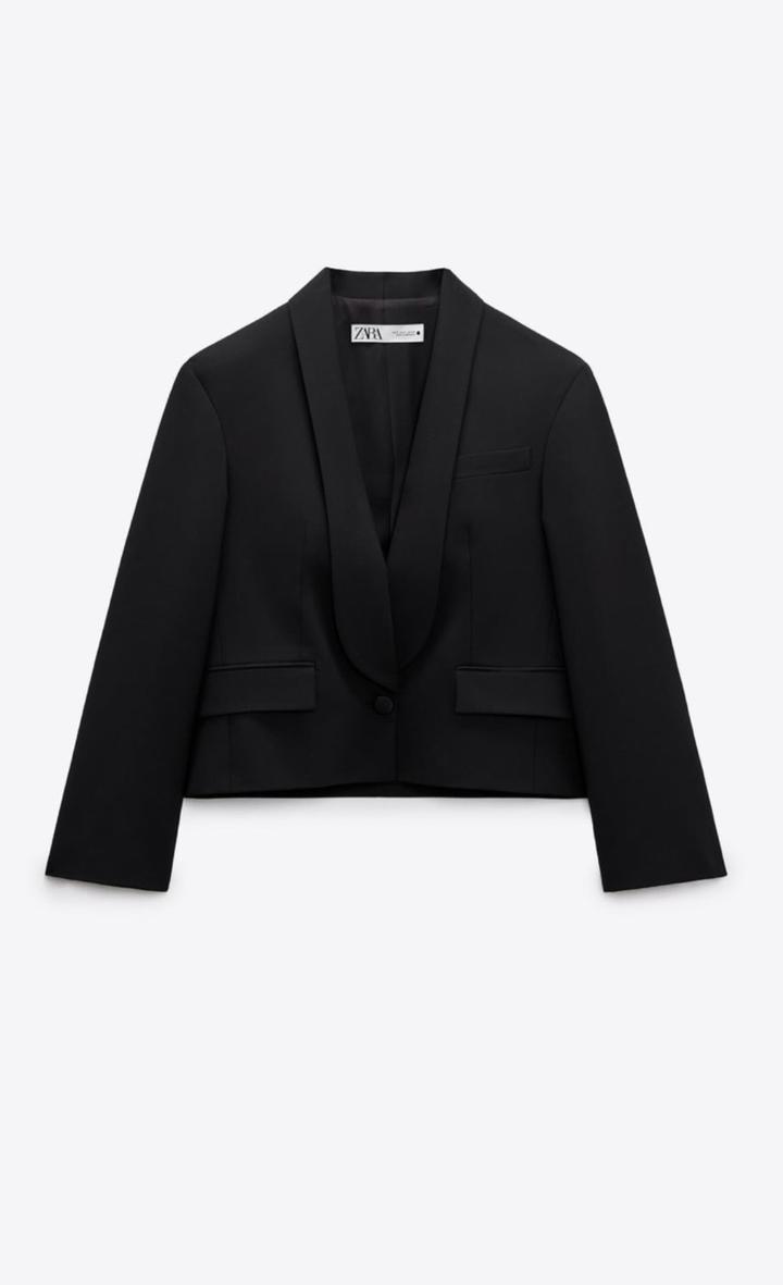 Укороченный пиджак ZARA