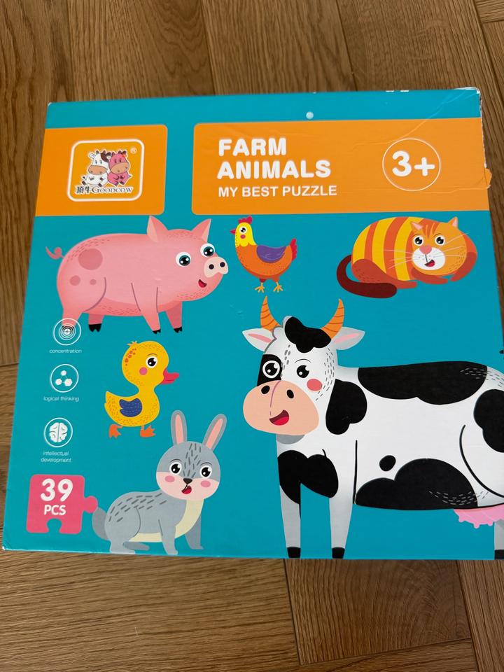 Детский мир Детский пазл Farm Animals