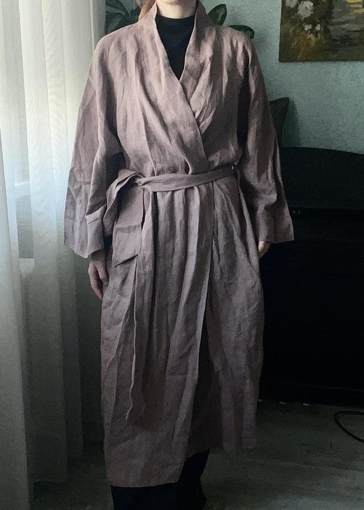 AK linen Халат-кимоно