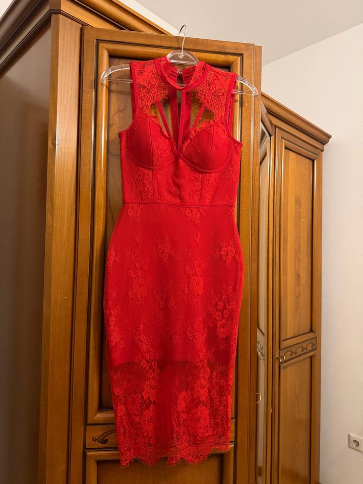 Herve Leger Кружевное вечернее платье