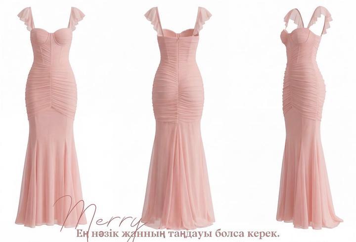 BalBal Concept store Нежно-розовое вечернее платье 🌸