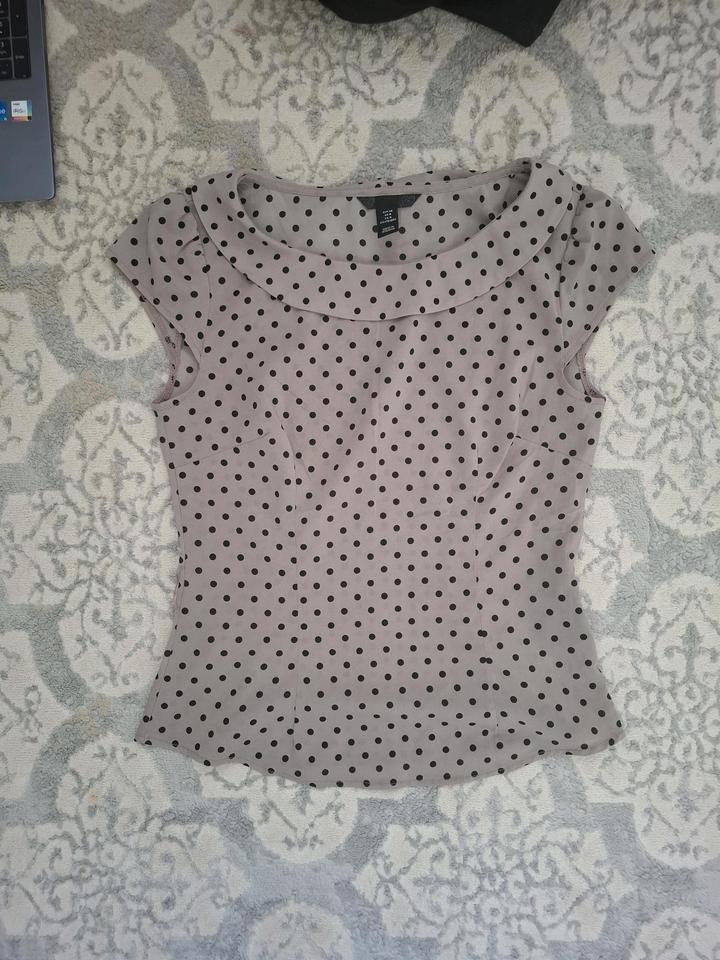 Zara Блузка в горошек