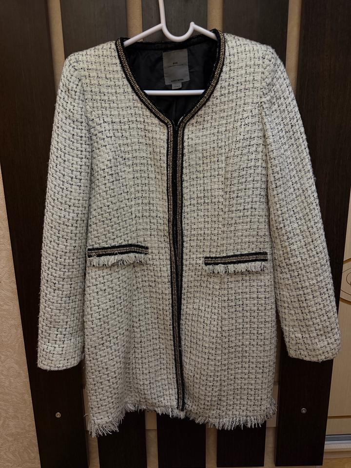 BANNA BANNA COLLECTION Твидовый длинный пиджак от бренда BHC