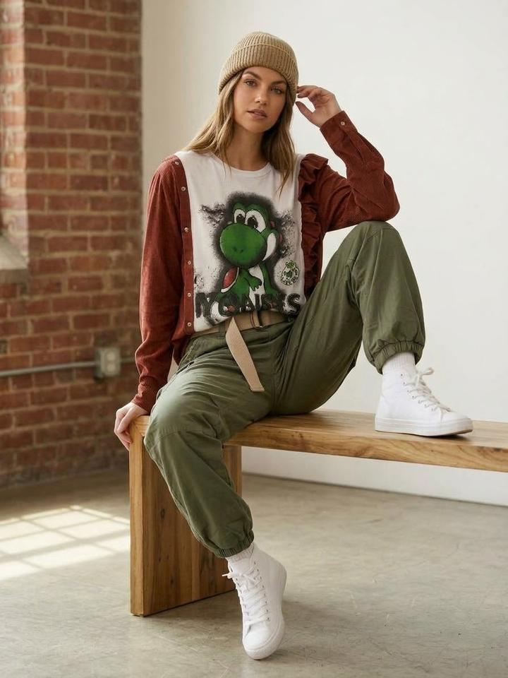 Собствннное производство Гибрид «Йоши». Авторский дизайн одежды.  Street style. Хэндмэйд.