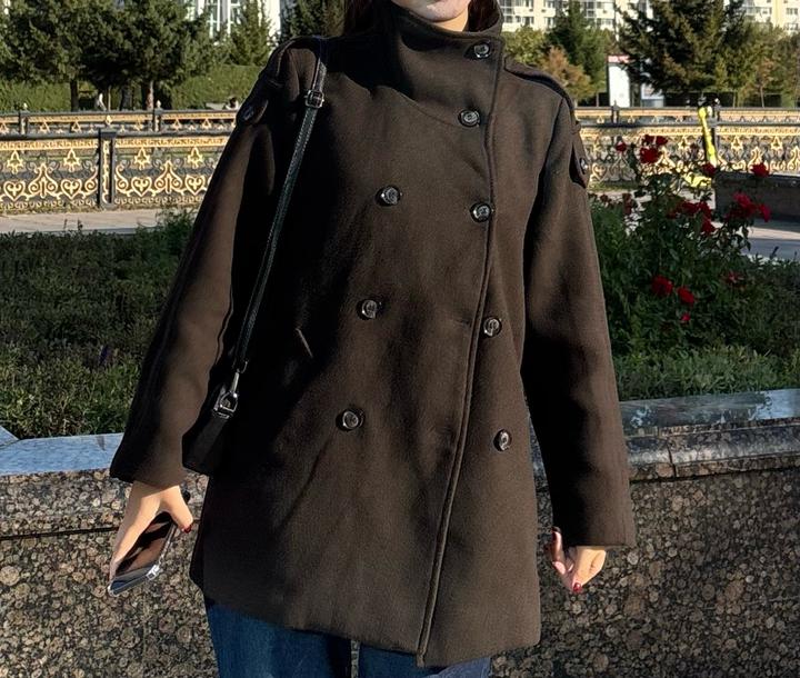 Sinsay Двубортное полупальто