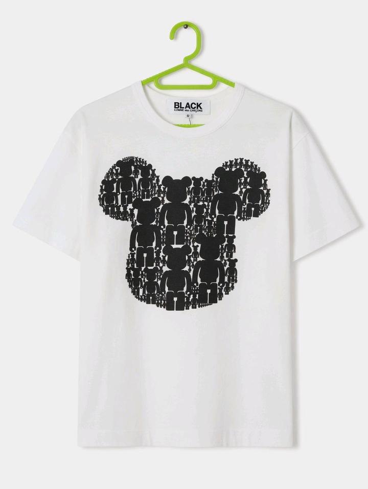 Comme des Garcons Футболка BLACK Comme des Garçons x Medicom Toy «Be@rbrick Mickey»