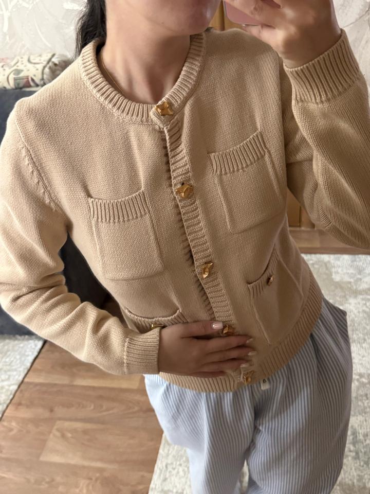 Трикотажный кардиган ZARA